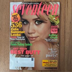 SEVENTEEN, RARE Vintage Magazine, July 2004, Double Issue. MINT.